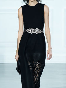 Fashionable Crystal Rhinestone Elastic Waist Belt Womens Skirt Dress Decorative High-End Sensation Gown Decoration Waist Seal