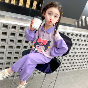 Girls Summer Short Sleeve T-Shirt Dress Fake Two-Piece Dress Korean Style Childrens Clothing Elementary School Girls Skirt