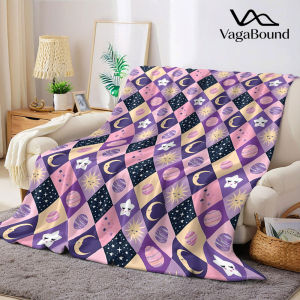 Chăn Flannel Họa Tiết Argyle Màu Pastel Ấm Áp Mềm Mại Phong Cách Hiện Đại Chất Liệu Polyester Dùng Trang Trí Ghế Sofa Ấm Áp Dễ Chịu Quà Tặng Phù Hợp Mọi Mùa Dành Cho Halloween Và Giáng Sinh