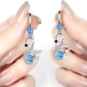 Bông tai nữ bạc Ý S925 hình thiên nga mẫu mới HT332