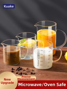 KuaKe | Microwave Safe Glass Measuring Cup With Pour Spout Food Grade