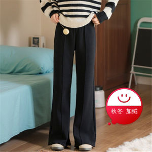 Trendy Cotton Sports Pants for Girls Autumn Winter Micro Flared Pants Middle School Girls Fashionable Large Childrens Horse Hoof Pants