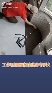 (ORICOD) Penggaris Keramik Lipat 6 Sudut Siku Anti Karat Multifungsi Aluminium Alloy Best Quality