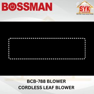 SYK(Free Shipping)BOSSMAN BCB-788 Blower Cordless Leaf Blower Air Blower Cordless Blower Vacuum Blower Angin (Solo Set)