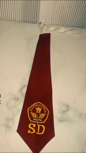 PAKET HEMAT SET SEKOLAH SD MURAH TOPI MERAH IKAT PINGGANG DAN DASI PUTRA PUTRI