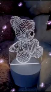 ✨Barang Ready✨ Toko Halo Lampu 3D Acrylic Kaligrafi Ramadhan Unik 3 Warna Led Untuk Kamar Tidur Dekorasi Kado Hias Akrilik