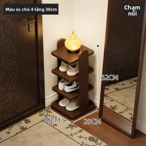 ZHUSHANXIA | Giá Để Giày Gỗ Tiết Kiệm Không Gian Đa Tầng
