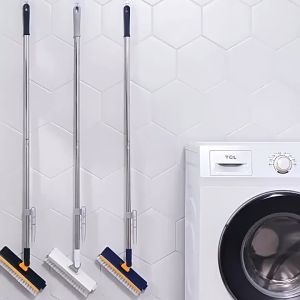 แปรงขัดพื้น 4in1/ 3 in 1 แปรงทำความสะอาดพื้น สำหรับรีดน้ำ แบบด้ามยาว