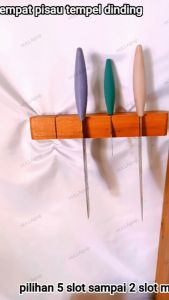 TERMURAH!! Rak Pisau/Tempat penyimpanan Pisau Di dinding