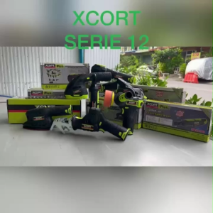 XCORT ครบชูดเครื่องเจียร์สายอ่อนไร้สาย 12V 1 ก้อน ปรับระดับได้ พร้อม ใบเจียร์ ใบขัด ฟรี รุ่น XC12-050