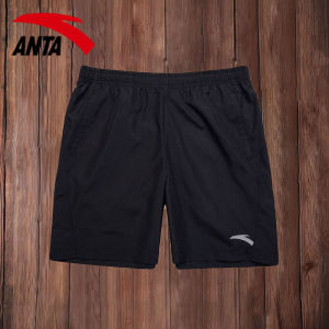 กางเกงขาสั้นผ้าไหมน้ำแข็งแห้งเร็วสำหรับผู้ชาย Anta กางเกงขายาวทรงบาง 5 ชิ้น ระบายอากาศได้ดี ระบายเหงื่อได้ดี กางเกงขายาวสำหรับเล่นกีฬา