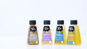 Mont Marte Premium Refined Linseed Oil/ Thickened Linseed Oil / Safflower Oil 125ml (4.23oz)