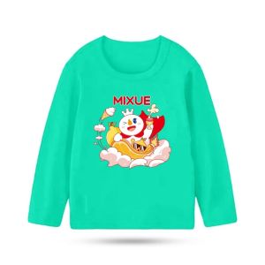 mixuemixue/ Kaos anak usia 1-12 tahun viral Mixue lengan panjang
