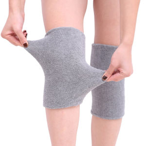 1Pair Elastic Towel Knee Pads Dance Protection Cover Winter Warm Thermal Knee Sleeves for Joint Pain Arthritis Relief Lady Men