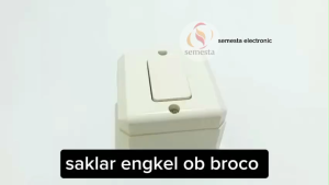 Saklar Engkel OB Broco SNI - Pemasangan di Luar Tembok