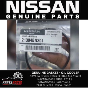 Genuine Nissan Oil Cooler Gasket / O-ring Navara NP300 NV350 Terra