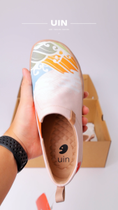 UIN Toledo I Womens plain color Slip On Canvas Loafers Art Travel Shoes Lightweight Fashion Sneaker