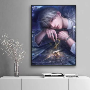 KAYOU | DIY Oil Painting Kit Love and Deepspace Character Scene Paint By Numbers Canvas Wall Art Home Gift Frameless