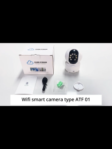 Roaming Kamera CCTV – Pengawasan Rotasi 360° Resolusi HD Motion Detection Night Vision ATF01