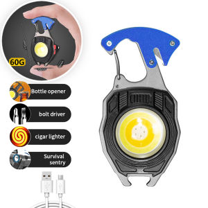 [Hàng có sẵn] Móc khóa mini siêu nhỏ ligghig đèn led đèn pin sạc đa năng 7 chế độ chiếu sáng mini cob led đèn led chìa khóa túi xích đèn flash usb cho cắm trại ngoài trời đèn nhỏ vặn nút chai đèn móc khóa đèn pin quang điện 10000lm