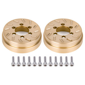 2/4Pcs Brass Internal Counterweight 62g for 1.9 2.2 inch Wheel Rims Axial SCX10 90046 TRX4 TRX6 1/10 RC Crawler Car Parts