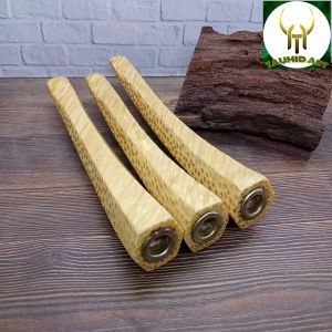 once pipa cangklong kayu liwung macan putih model segi 6 L96