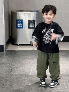 Spring Fashion: Long Sleeve T-Shirts & Fake Two-Piece Kids Clothing