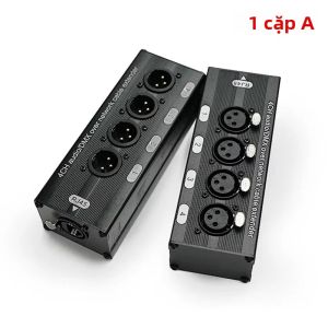 1 Cặp STP RJ45 Cat5/6 Sang 4 Kênh XLR 3Pin Bộ Mở Rộng Mạng Cho Âm Thanh Sân Khấu Trực Tiếp Ánh Sáng Và Phòng Thu Âm