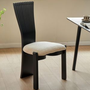 MU FENG ZHI NAN | Retro Luxurious Solid Wood Dining Chair
