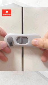 [ส่งไว จากไทย] Kokoro Home ตัวล็อคตู้เย็น แบบกาว ป้องกันเด็กเปิดตู้ ล็อคลิ้นชักนิรภัย ใช้ได้กับตู้เย็น ลิ้นชัก ตู้เก็บของ ประตูตู้ อุปกรณ์ล็อคกันเด็ก แบบพกพา สำหรับครัวฤดูฝน MB028