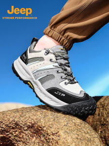 Jeep | Jeep Mens Outdoor Climbing Shoes Anti-slip Wear-resistant Hiking Shoes Autumn New Casual Sports Shoes Low Top Breathable