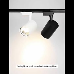 Lampu Sorot LED Rel Track Light 20W COB Spotlight Super Terang Ceiling
