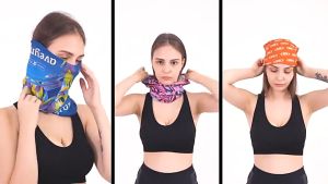 ผ้าบัฟ ยกแพ็ค 10 ผืน คละลาย ผ้าบัฟฝุ่นกันแดด UV BUFF ผ้าบัฟกันฝุ่น ปั่นจักรยาน