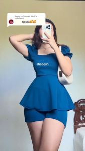 BEST SELLER | JASMINE TRENDY PUFF SLEEVE TERNO COORDS CASUAL CLASSY CREPE FABRICS  FOR WOMEN