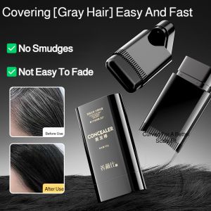 Waterproof And Sweat-proof Hair Dye Comb Hair Dye Stick To Cover Gray Hair Plant Extracts No Smudging Not Easy To Fade Hair Styling Stick To Cover Gray Hair Natural Tooth Comb Hair Styling Stick
