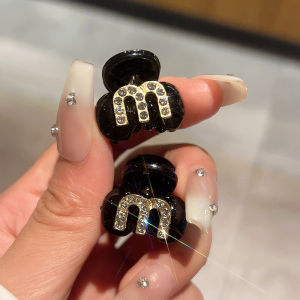 2Pcs Bright Crystal Hair Claws Clips Hairpin Crab for Girls Women Hair Accessories Headwear Ornament