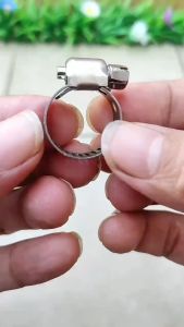 เข็มขัดรัดท่อ สแตนเลส แค้มป์รัดท่อยาง กิ๊บรัดสายยาง วงแหวนรัดสาย ปรับขนาดได้ Hose Clip กิ๊ปรัดท่อ 60 ชิ้น