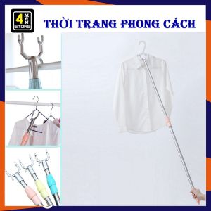 Cây phơi quần áo Thông Minh - cây móc quần áo bằng inox kéo dài 15M Tiện Lợi / Cây gậy lấy đồ trên cao có thể kéo dài xếp gọn
