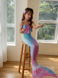 Đồ bơi bé gái chất vải mềm mại tạo kiểu dáng nàng tiên cá set 4 món cho bé xinh xắn đáng yêu như nàng tiên cá size từ 10kg đến 30kg cho bé từ 3 tuổi đến 10 tuổi