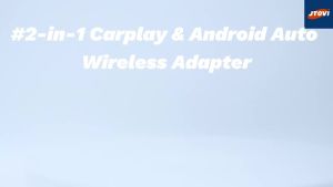 2026 Wireless CarPlay Adapter for iPhone - No Audio Lag Auto-Connect - Convert Factory Wired to Wireless CarPlay - Bluetooth 5.