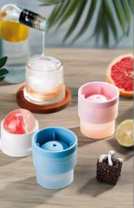 Silicone Ice Maker Food Grade Sphere Ice DIY Ice Ball For Cocktail Whiskey Drink  Suitable For Bar Home Kitchen Supplies