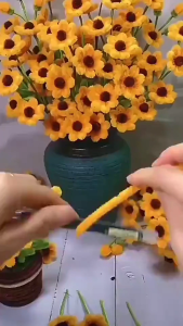 WinPH|100PCS 8mm Fuzzy Wire Colored Chenille Wires Fluffy Sticks Stems Twist Tie for Kids
