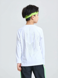 XTEP | Quick Drying Long Sleeve T-Shirt for Boys