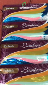 Dupa India Aromaterapi Pouch Plastic - Tulasi Lumbini 35 Sticks