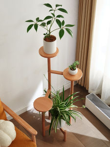 Flower Display Shelf Wooden Multi-layer