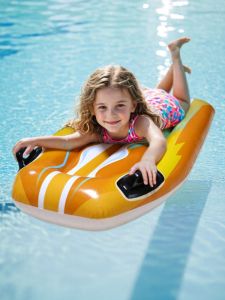 INTEX เด็กพองแหวนว่ายน้ำท่องขี่เตียงน้ำลอยของเล่นสระว่ายน้ำสันทนาการอุปกรณ์กีฬากลางแจ้งสำหรับเด็กชายและเด็กหญิง