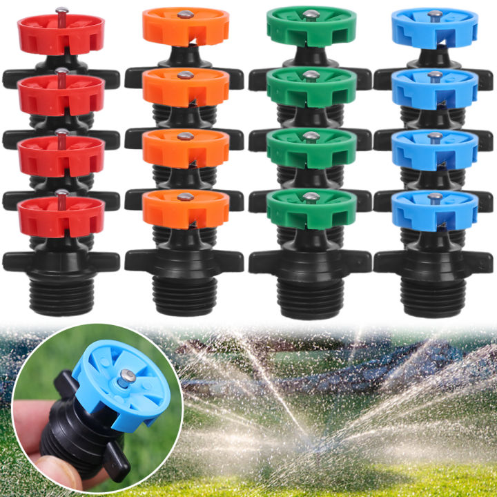 2/4Pcs 360 Degree Rotating Watering Nozzle 4 Point Turning Sprinkler ...