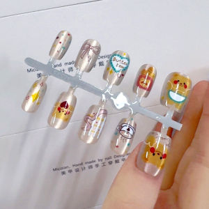 Handmade Cat Eye เคล็ดลับเล็บ 6170 ใหม่มาถึงเล็บปลอมเคล็ดลับสติกเกอร์เล็บปลอมเครื่องมือความงามเล็บอุปกรณ์ศิลปะ