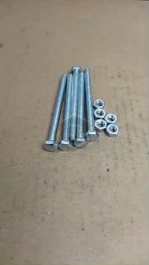 BAUT MUR M6X75 KUNCI 10 PANJANG 75CM PUTIH M6 X 75 75 CM 75MM 75 MM DIAMETER DRAT 6MM BAUD 6X75 6 X 75 HEXA BOLT PITCH DRAT 1.0 GALVANIZ SKRUP SEKRUP