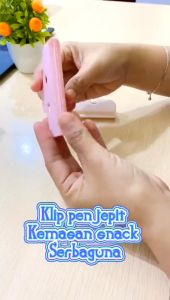 Segel Penjepit Klip Bungkus Kemasan Makanan Cemilan Snack Bumbu Dapur Anti Alot | Source Project